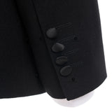Cenne Des Graoom 2025 New Elegant Luxury Men Suits Double-Breasted Black Jewelry Ornament Shining Tuxedo for Wedding Party Groom