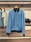 Italian Kiton Men's Early Autumn New Fashion Casual Simple Versatile Denim Baseball Jacket
