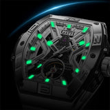 BONEST GATTI Luxury Mechanical Wristwatch Sapphire Glass Waterproof Automatic Winding Rose Gold Dial Automatic Mechanical Watch